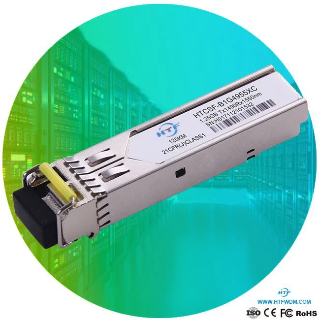 1.25G 120km 1490Tx/1550nmRx HTSF-B1G4955Xx